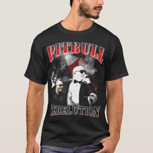 Pitbull MrWorldwide Vintage       T_Shirt