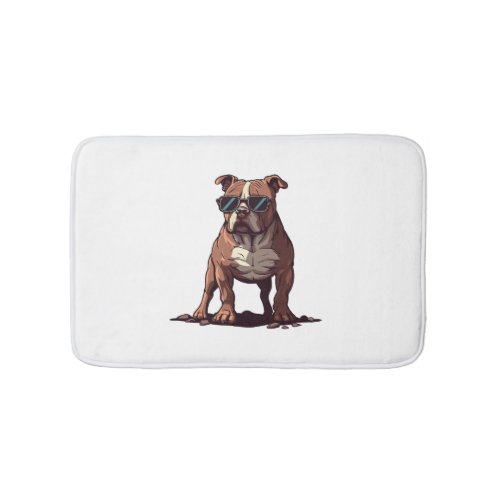 Pitbull Owner Gifts Bath Mat