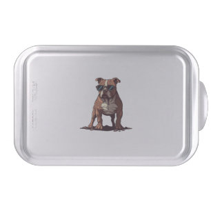 Pitbull Owner Gifts Cake Pan
