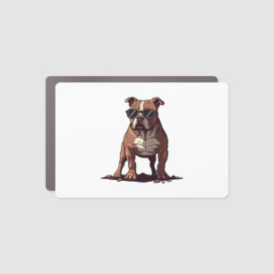 Pitbull Owner Gifts Car Magnet