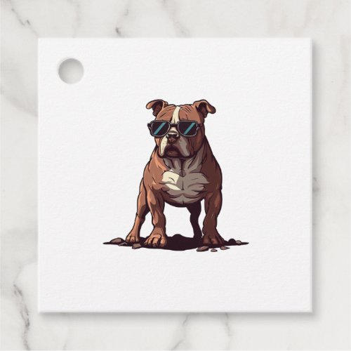 Pitbull Owner Gifts Favor Tags