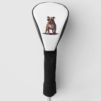 Pitbull Owner Gifts Golf Head Cover