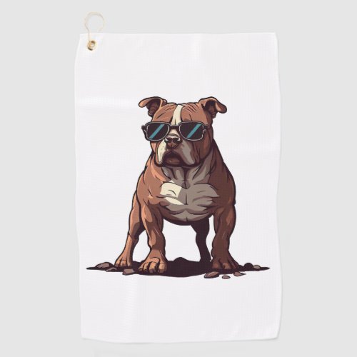 Pitbull Owner Gifts Golf Towel