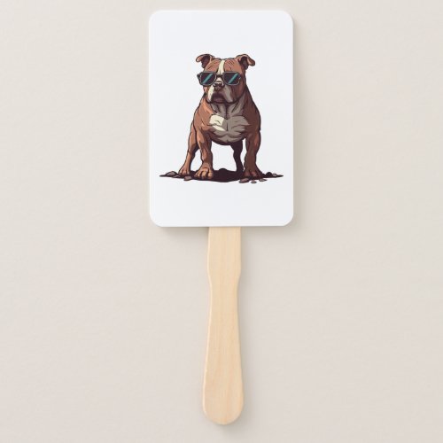 Pitbull Owner Gifts Hand Fan