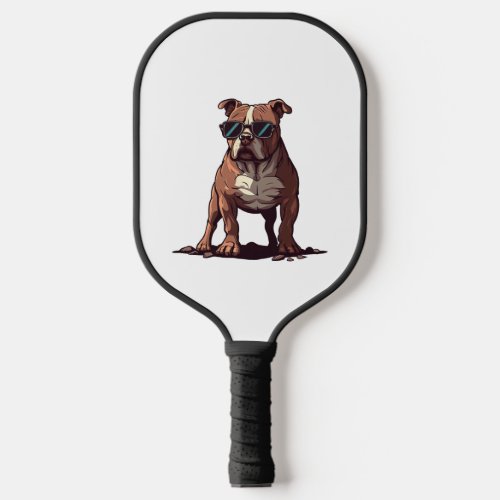 Pitbull Owner Gifts Pickleball Paddle