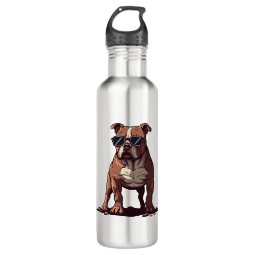 Pitbull Owner Gifts Stainless Steel Water Bottle