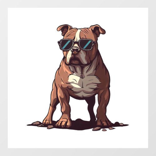 Pitbull Owner Gifts Wall Decal