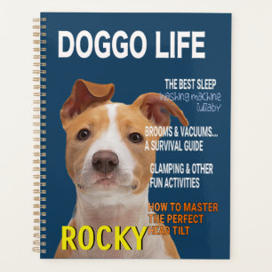Pitbull Parody Magazine Cover  Planner