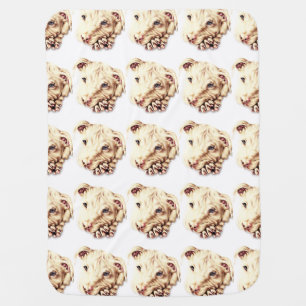 Pitbull Pattern on baby Blanket