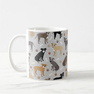Pitbull Paws and Bones Coffee Mug