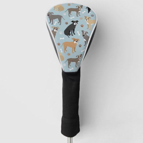 Pitbull Paws and Bones Golf Head Cover