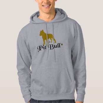 Pitbull Paws Hoodie by mitmoo3 at Zazzle