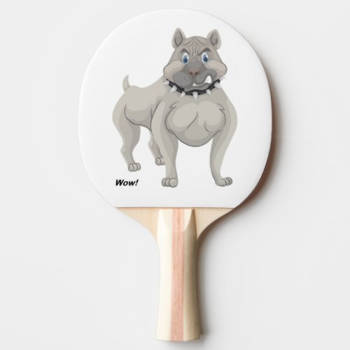 Pitbull Ping Pong Paddle