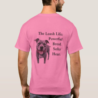 Pitbull: Powerful Breed. Softer Heart. T-Shirt