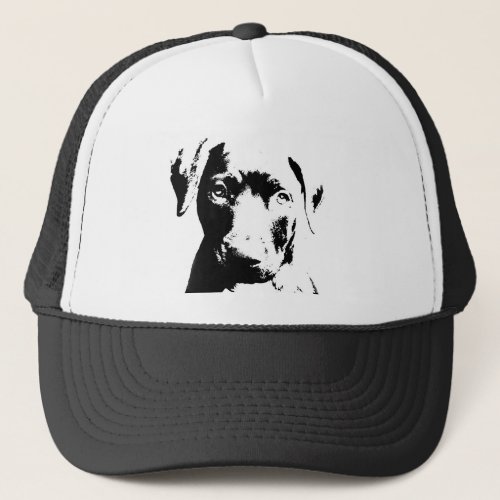 Pitbull puppy face trucker hat