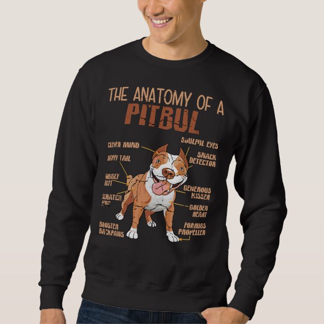 Pitbull Quotes Pitbull Collar Dog Quotes Dog Items Sweatshirt (Front)