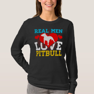 Pitbull Real Men Love Pitbull T-Shirt
