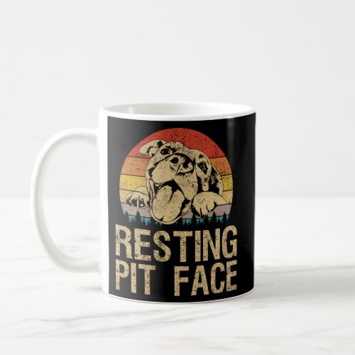 Pitbull Resting Pit Face Pitbull Coffee Mug
