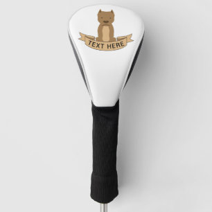 Pitbull Ribbon Tag Golf Head Cover