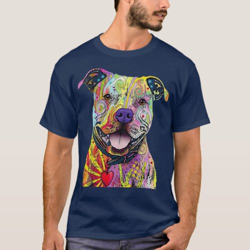 PitBull s Colorful Pit Bulls T_Shirt