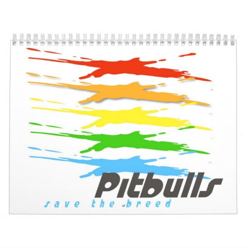 Pitbull Save the Breed calendar