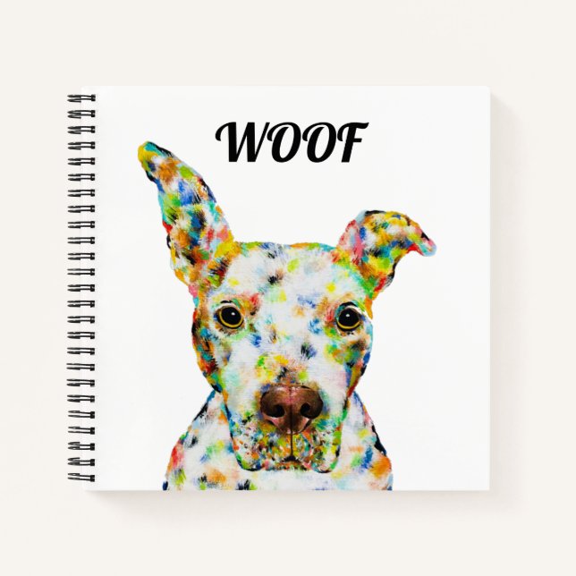 Pitbull Square Notebook (Front)