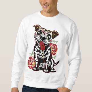 Pitbull Sugar Skull for Women, Men Pitbull Mom, Da Sweatshirt