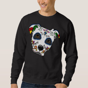Pitbull Sugar Skull Sweatshirt