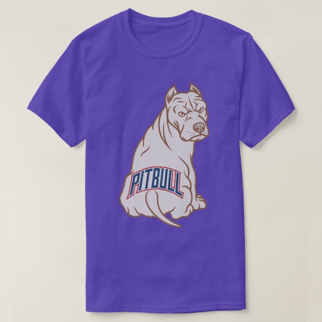 Pitbull Tattoo, Pit Bull Dog Lovers, I Love Dogs  T-Shirt (Design Front)