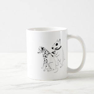 Pitbull Terrier Dog Animal Dalmatian Tattoo Puppy Coffee Mug