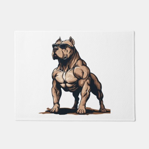 Pitbull The BodyBuilder Doormat