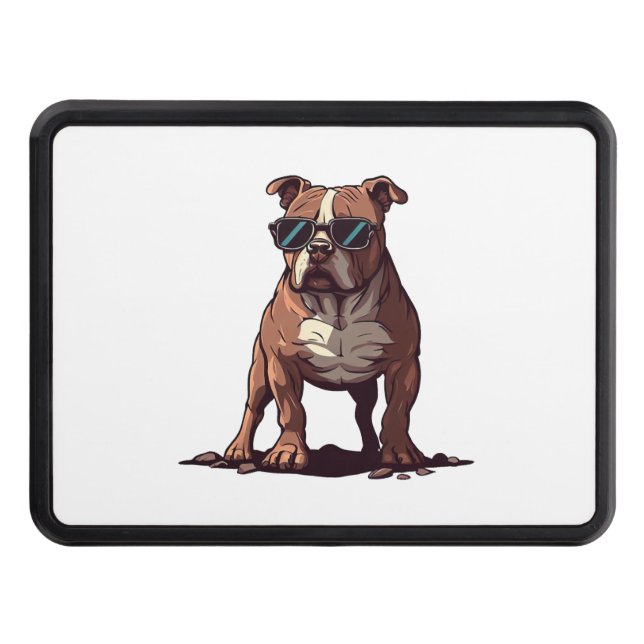 Pitbull The Secret Service Agent Hitch Cover (Front)