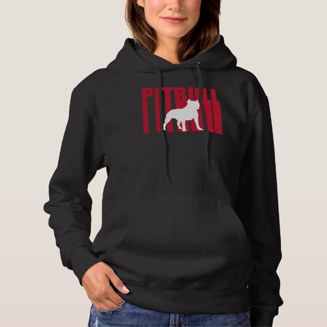Pitbull Typograph Hoodie (Front)