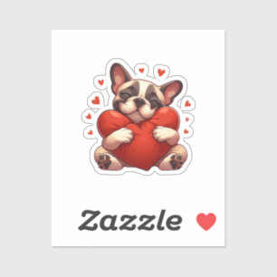 Pitbull Valentine's Day Gifts Sticker