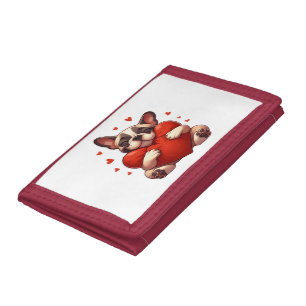Pitbull Valentine's Day Gifts Tri-fold Wallet