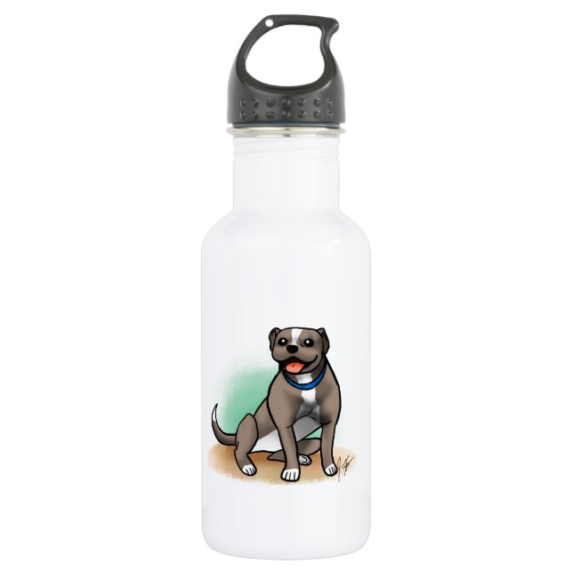 Pitbull Water Bottle (Front)