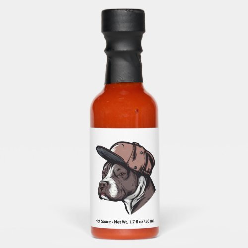 Pitbull Wearing Cap Hot Sauces
