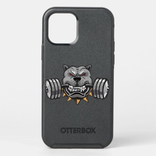 Pitbull Weightlifting Mens Pitbull Lover Dog Dad OtterBox Symmetry iPhone 12 Pro Case