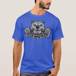 Pitbull Weightlifting, Mens Pitbull Lover, Dog Dad T-Shirt