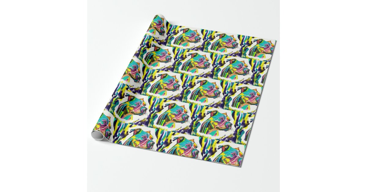 Pitbull Wrapping Paper Zazzle