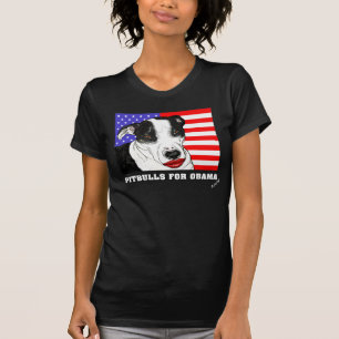 PITBULLS FOR OBAMA 2008 T-Shirt