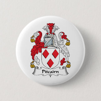 Pitcairn Family Crest Pinback Button