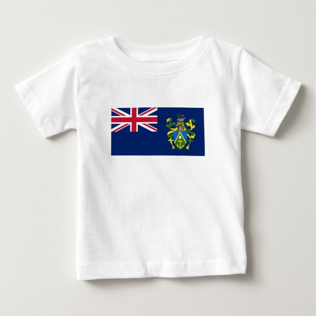 Pitcairn Islands Flag Baby T-Shirt (Front)