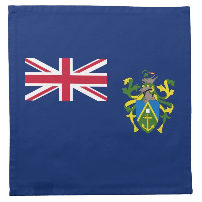 Pitcairn Islands Flag Cloth Napkin (Front)