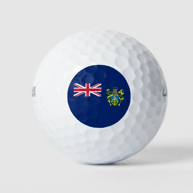 Pitcairn Islands Flag Golf Balls (Front)