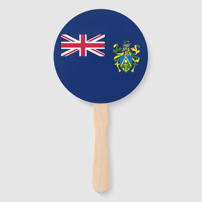 Pitcairn Islands Flag Hand Fan (Front)