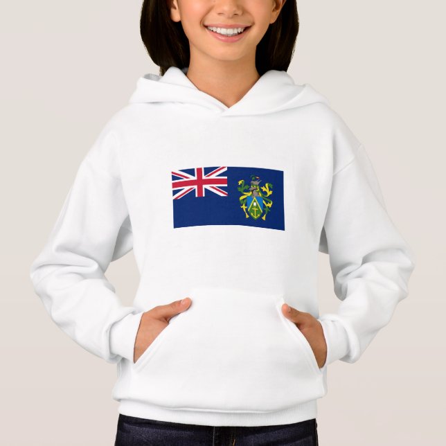 Pitcairn Islands Flag Hoodie (Front)