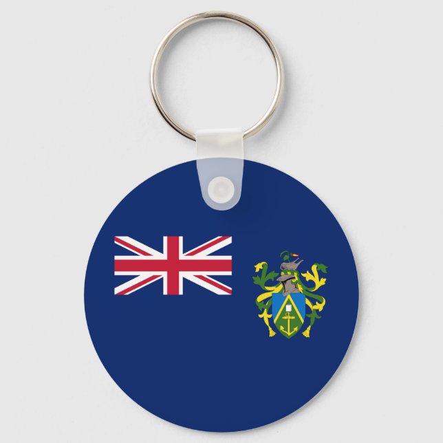 Pitcairn Islands Flag Keychain (Front)