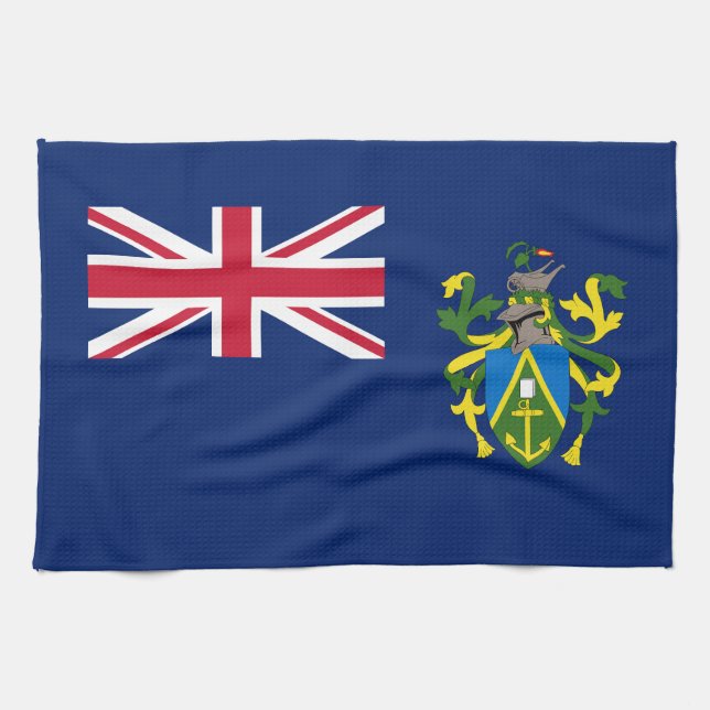Pitcairn Islands Flag Kitchen Towel (Horizontal)