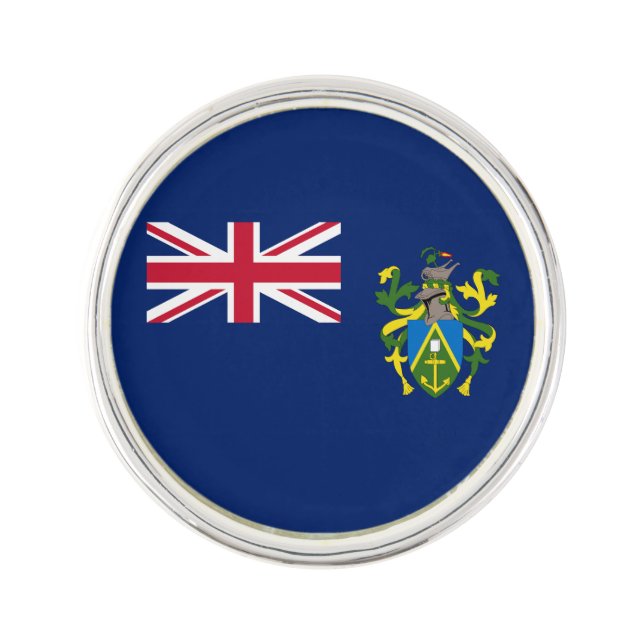Pitcairn Islands Flag Lapel Pin (Front)